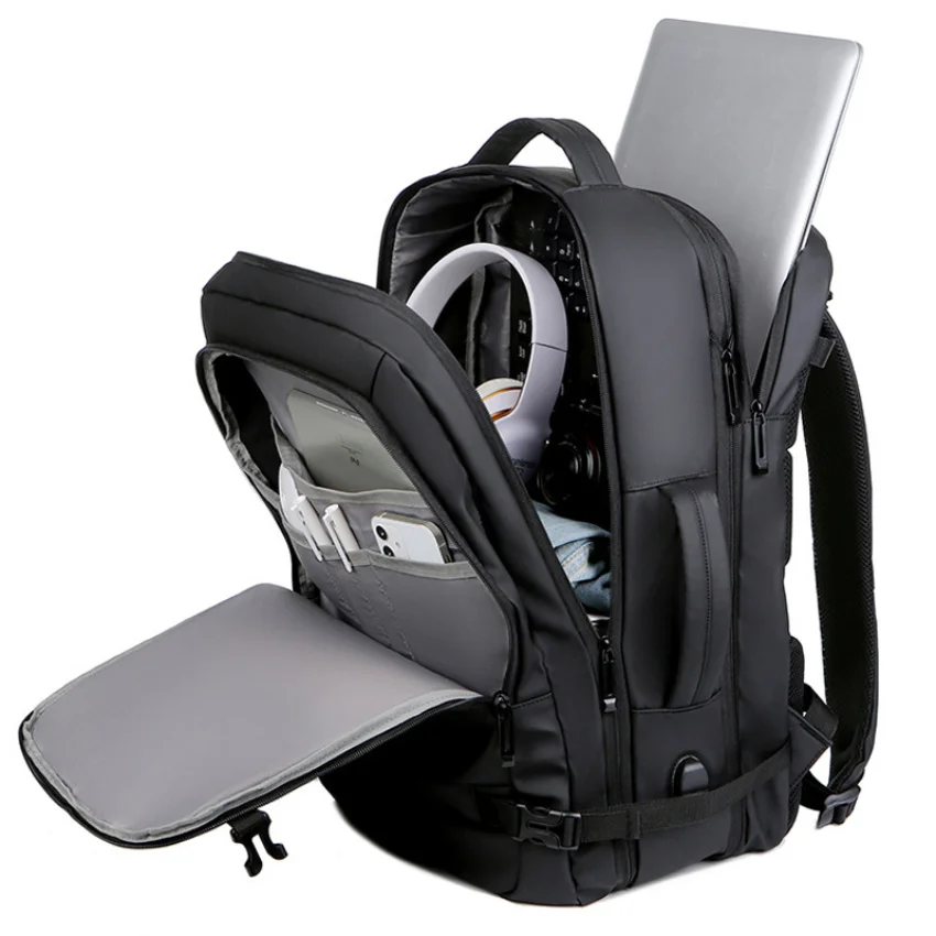

40l Multifunction Business Travel Backpack Expandable 16 Inch Bag Lightweight Notebook USB Charging Large Men Laptop Backpacks