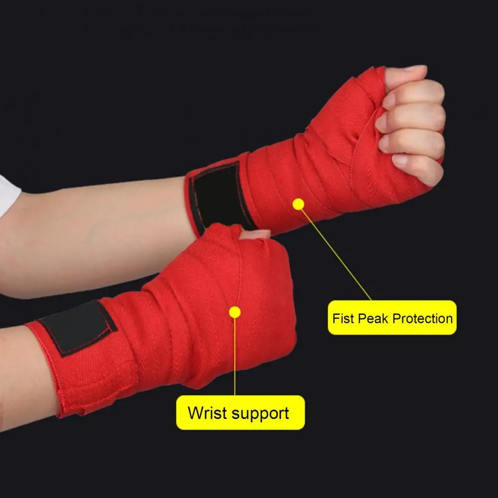 

1 Pair Boxing Wrap Anti-deformed Wear-resistant Portable Unisex Style Boxing Bandage Boxing Bandage for Woman