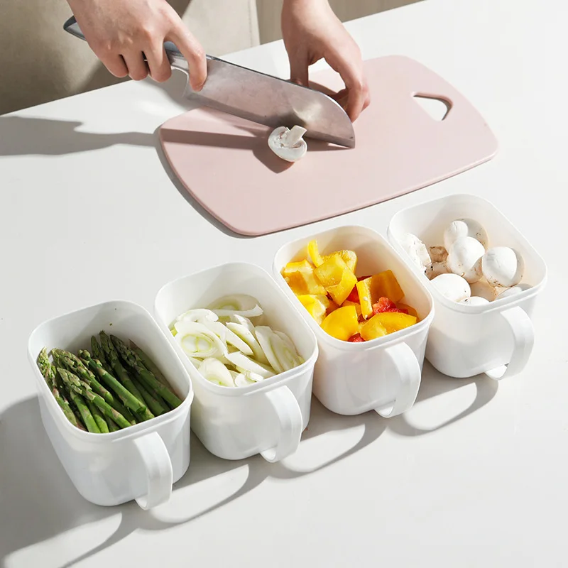 

Food Storage Container Freezer Food Storage Boxes Refrigerator Fruit Vegetable Preservation Keep Fresh Plastic Box with Handle