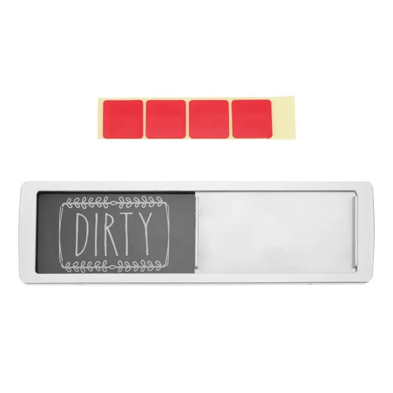 

Reversible Clean Dirty Dishwasher Magnet Sign Double Sided Kitchen Indicator