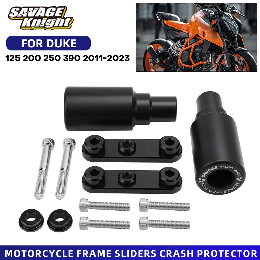 Защита слайдеров рамы мотоцикла для 125 200 250 390 Duke 2011-2023 Duke390 Duke250 Duke200