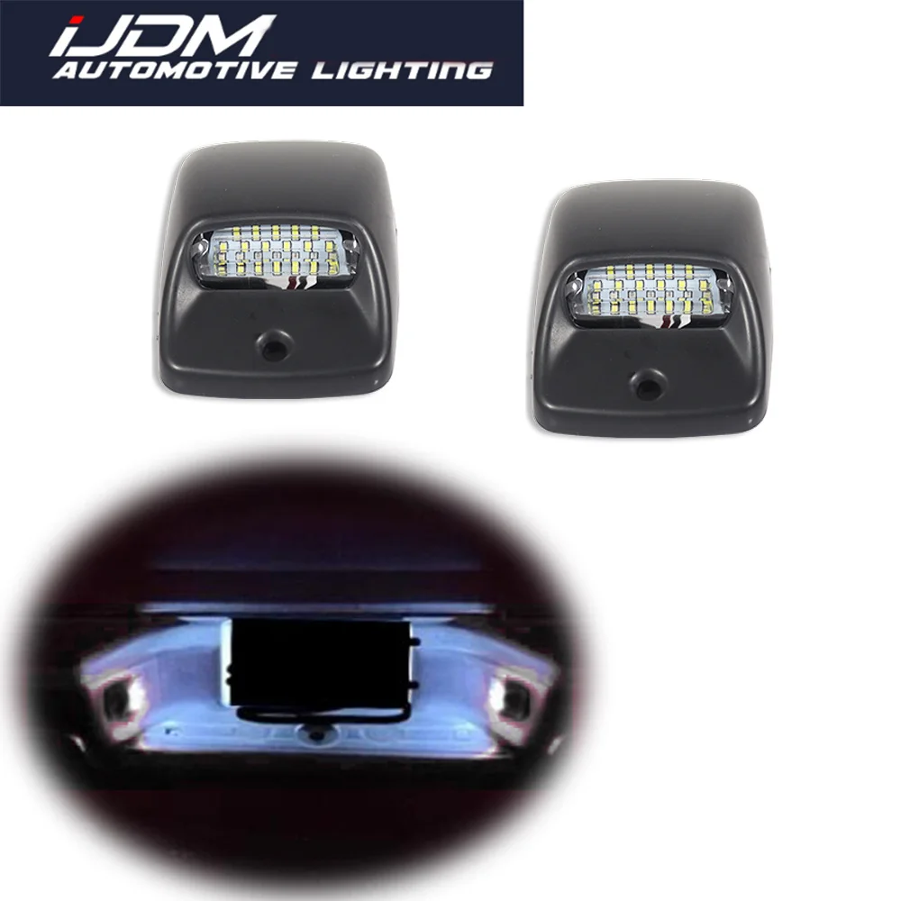 

Для Toyota Tacoma 2005-2015 для Toyota Tundra 2000-2013 без ошибок Canbus 6000K белый 3W полностью светодиодные фонари номерного знака автомобиля 12 В