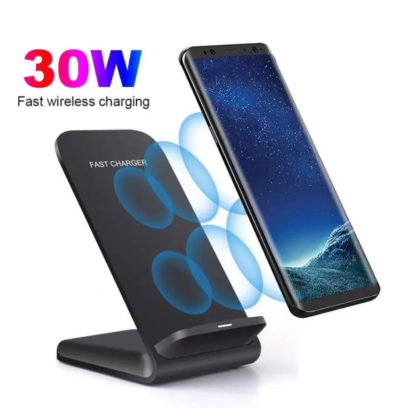 

Multi-function Phone Holder For Mobile Phones Type C Fast Charging Stand 30w Wireless Charger Fast Charging Dock Station
