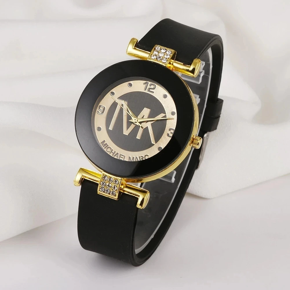 European And American Ladies Simple Design Quartz Watch Fashion Brand TVK Silicone Creative Digital Women's Watches Girl Gift
