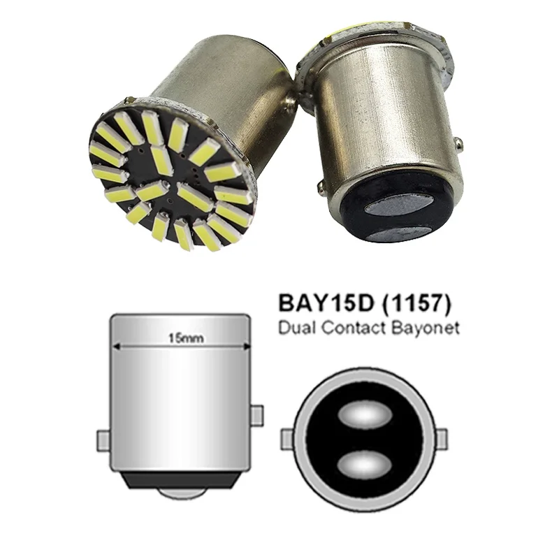 10 шт. автомобильные фонари заднего хода P21W P21/5W BA15S 1156 BAY15D 1157