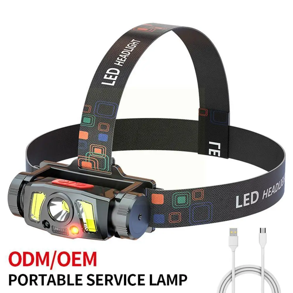 

Светодиодная лампа Tx02 с датчиком движения, индукционный светильник для охоты и активного отдыха, перезаряжаемый фонарь для кемпинга, 1200 мА, ...