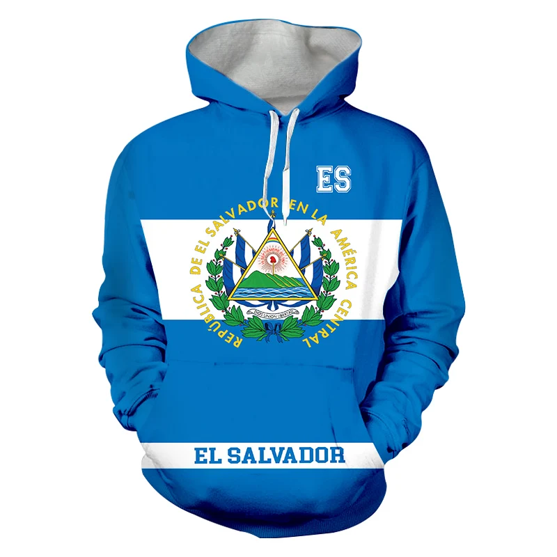 El Salvador Country Flag Customize Name Firefighter 3D Printed Hoodies Sweatshirt Zipper Hoodies Women Men Cosplay Costumes