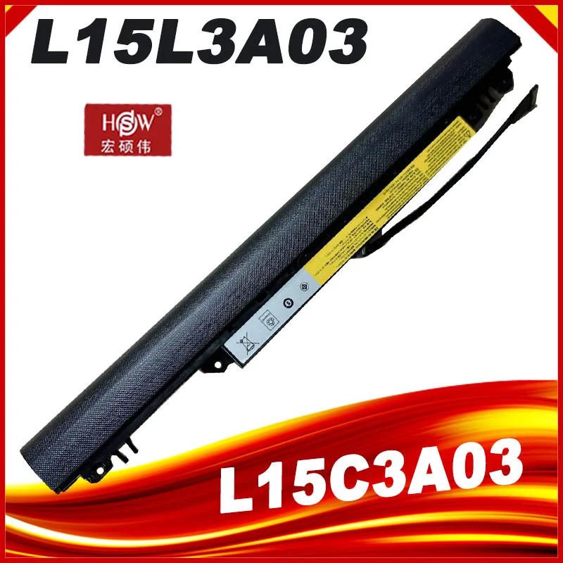 Аккумулятор L15L3A03 L15C3A03 для ноутбука Lenovo IdeaPad 110-14AST 110-14IBR 110-15ACL 110-15AST 110-15IBR 10,8 В 2200 мАч