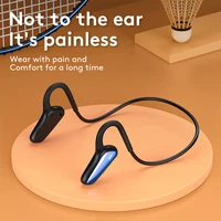 ip67 waterproof sports headset for cycling running bone conduction headphone wireless bluetooth compatible 5 2 ear hook earphone