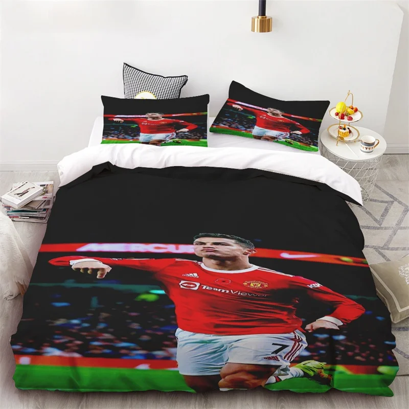 Пододеяльник Football Star C Ronaldo Комплект постельного белья 3d Постельное белье