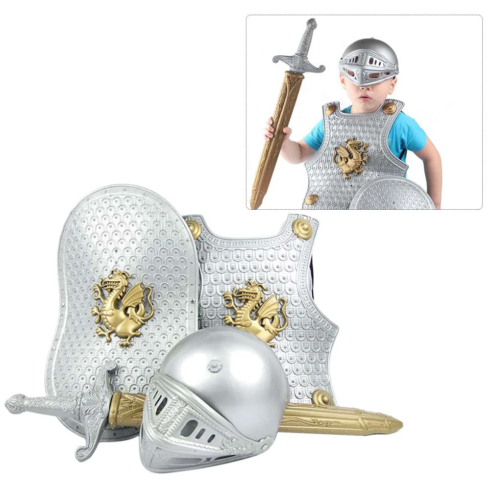 

Medieval Warrior Steel Gothic Knight Metal Knight Wearable Party Dress Role Play Costume For Holiday Party