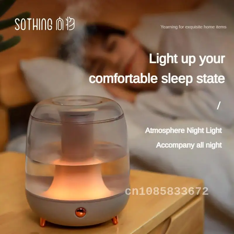SOTHING домашний портативный увлажнитель воздуха Настольный съемный круглый
