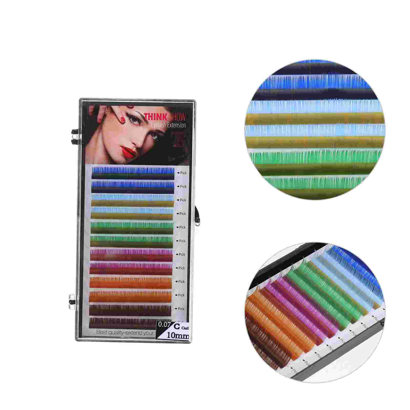 

Eyelashes Lashes Lash Extensions False Fake Makeup Volume Eyelash Colored Eyeextension Colorful Cosplay Beauty Fan Color Wispy