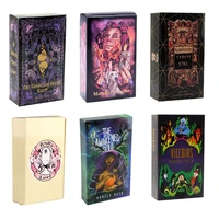 new english marchetti tarot card heaven earth tarot fate divination family party paper cards game tarot and light seers tarot