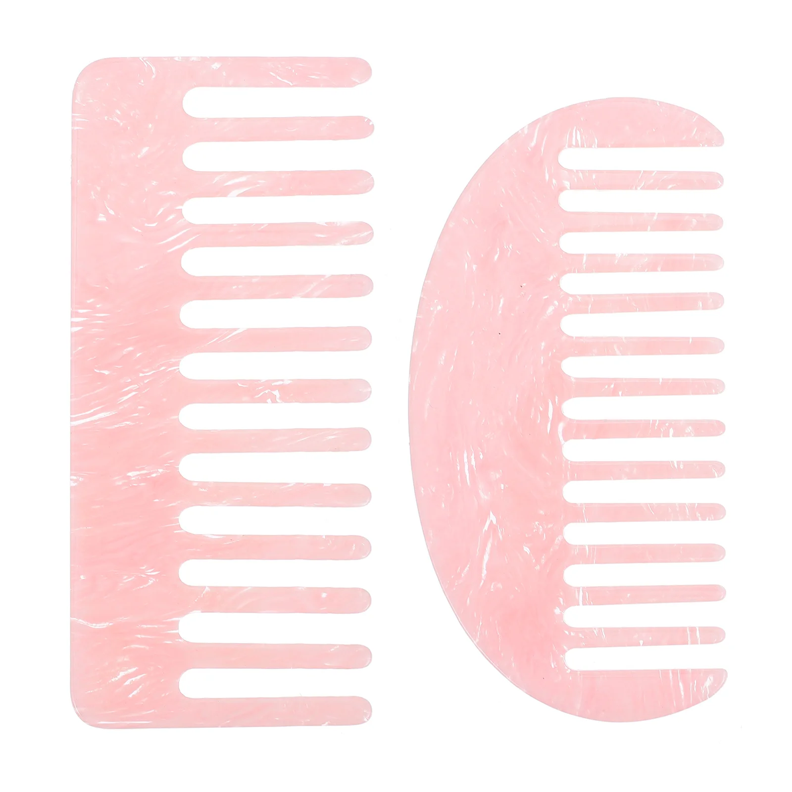 

Hair Combs Comb Teeth Bangs Side Scalp Deep Accessories Prints Marble French Pick Women Care Head Girls Brush Detangling