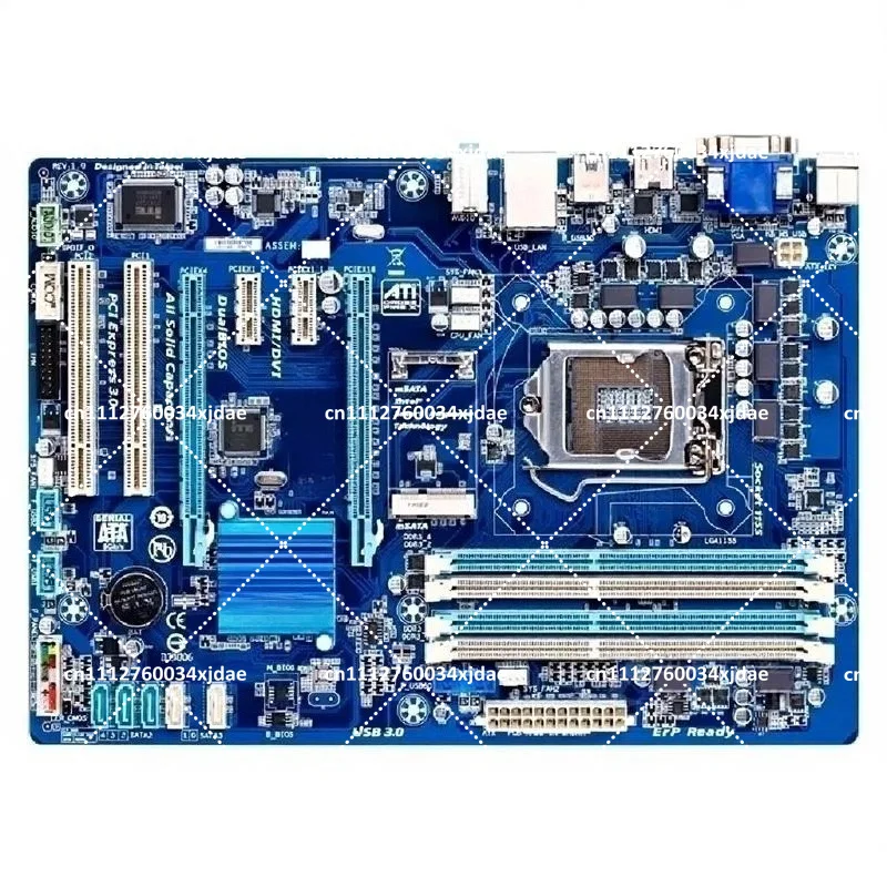 Фото Материнская плата GA-Z77P-D3 1155, поддержка 1230 V2 3470 DDR3, форм-фактор ATX, для настольных ПК №1
