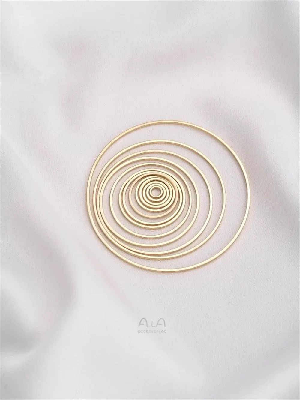 14-каратное золото завернутая закрытая петля аксессуары для самостоятельного