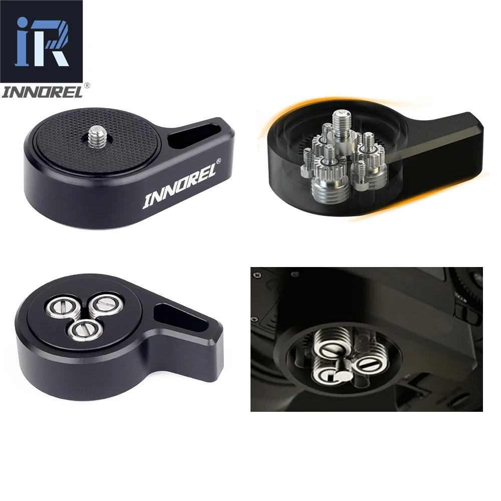 Пластина быстрого крепления TS9 основная пластина для камеры с винтом 1/4-3/8 дюйма