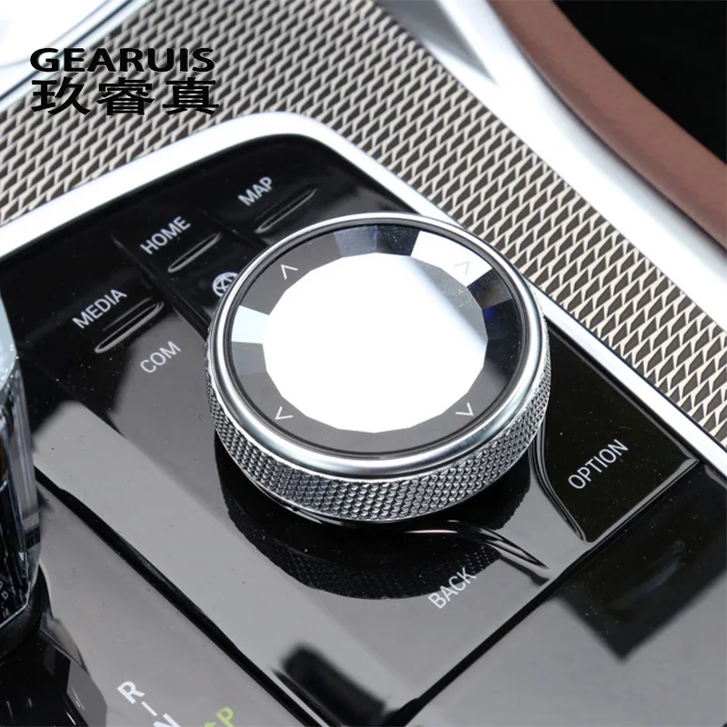 

For BMW X3 G01 G08 X4 G02 2018-2022 Car Styling crystal Multimedia Button switch Knob Panel Frame Interior Cover Accessories