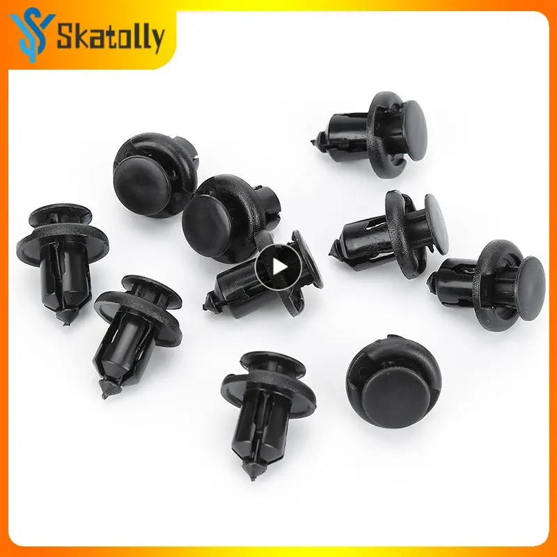 

10* Car Body Plastic Push Pin Rivet Fasteners Trim Moulding Clips For Honda