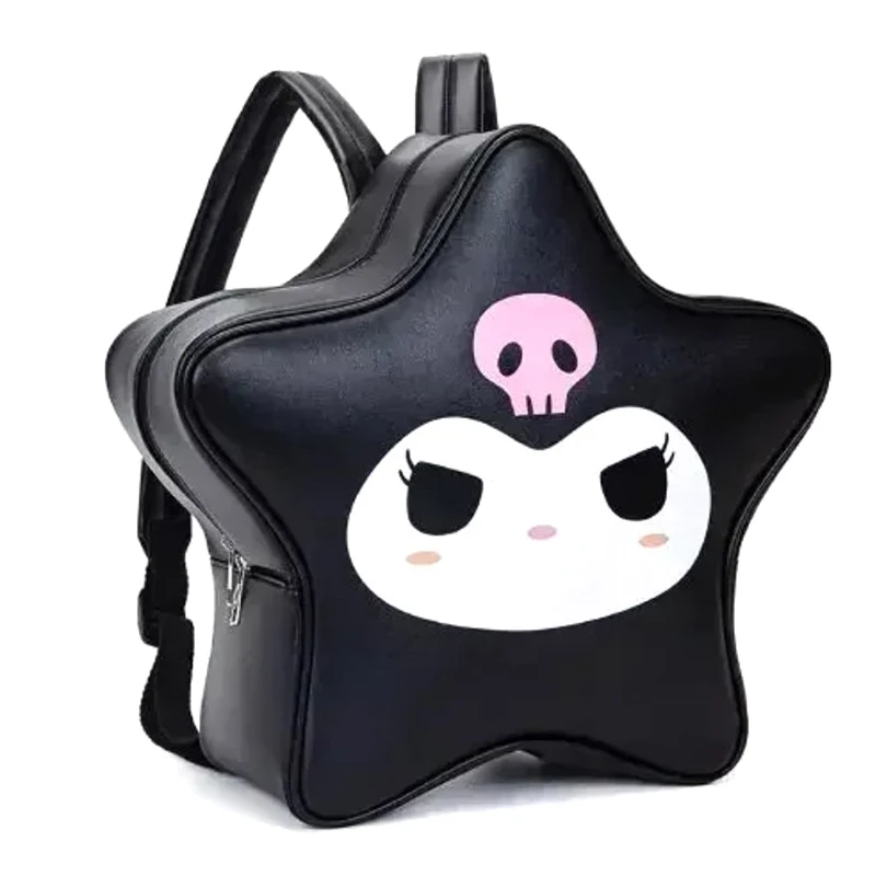Sanrio Kuromi HelloKitty японский кавайный креативный рюкзак из искусственной кожи с