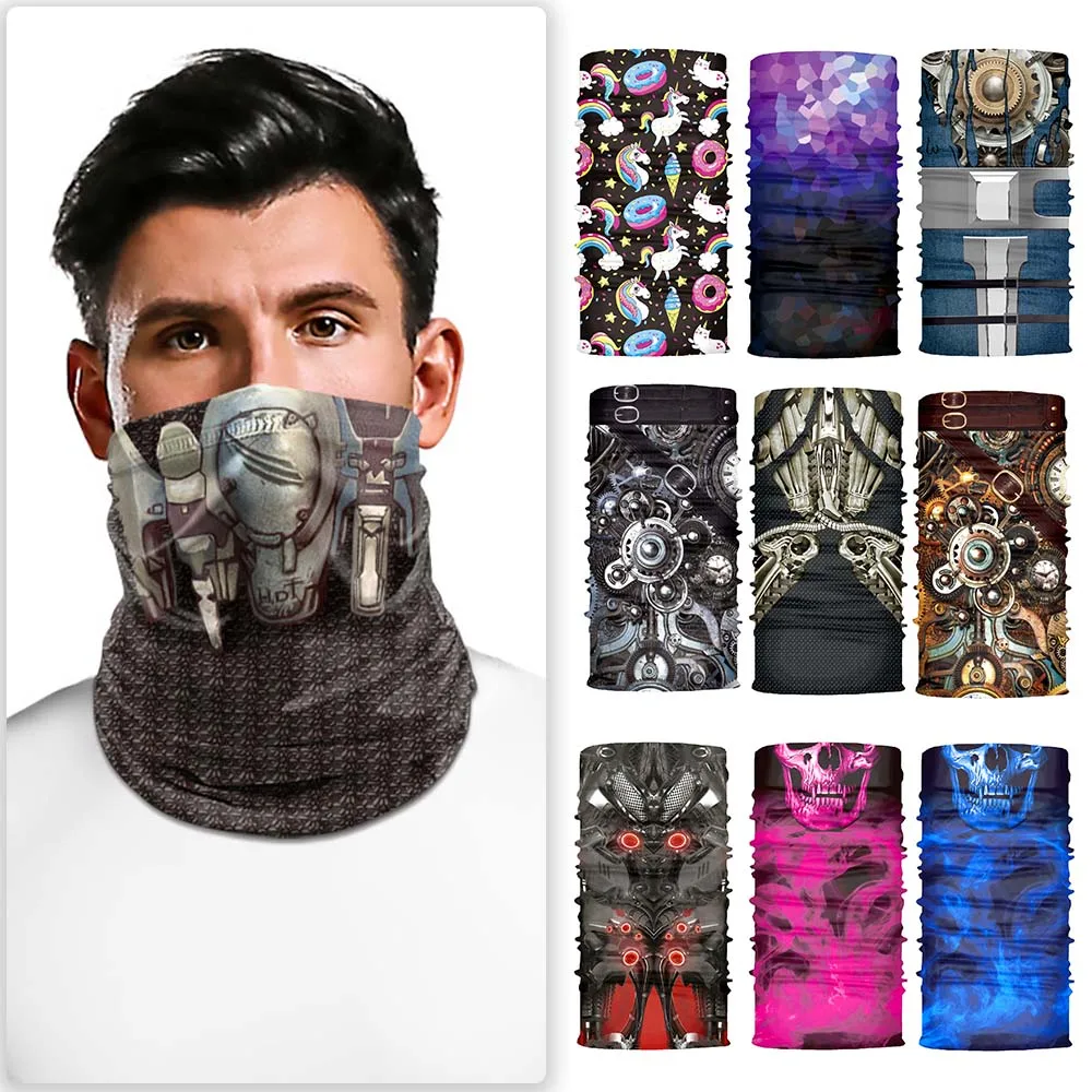 

Multifunctional Summer Sun Protection Scarf Neck Warmer Outdoor Fishing Hiking Cycling Face Head Wrap Cover Bandana Headband