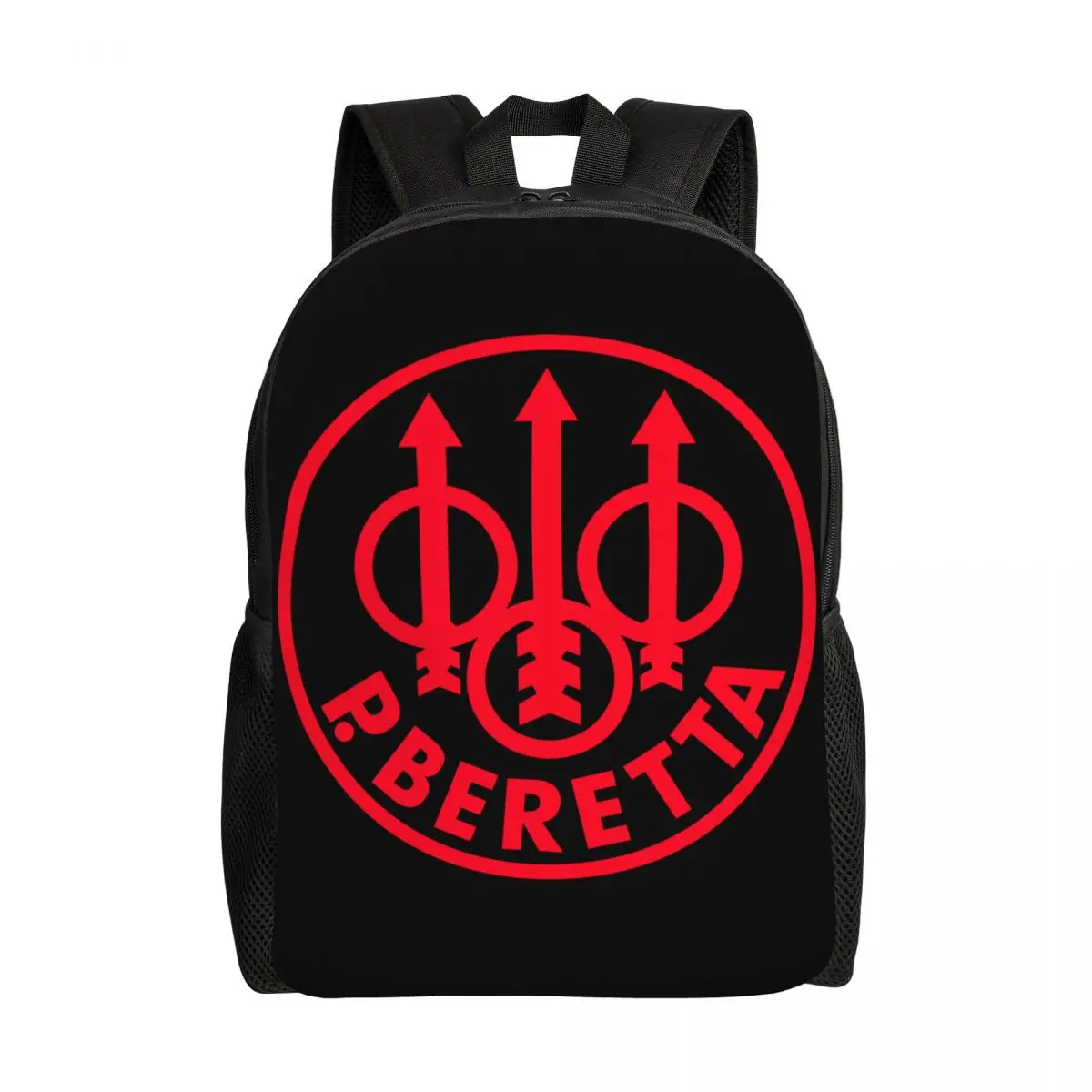 

Military Gun Fan Berettas Logo Laptop Backpack Men Women Fashion Bookbag for School College Student Bag