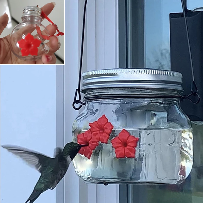 

Hummingbird Feeder Bird Water Drinker Feeder Waterer Large Capacity Pet Bird Supplies Dispenser Bird Bottle Drinking Cup Bowls