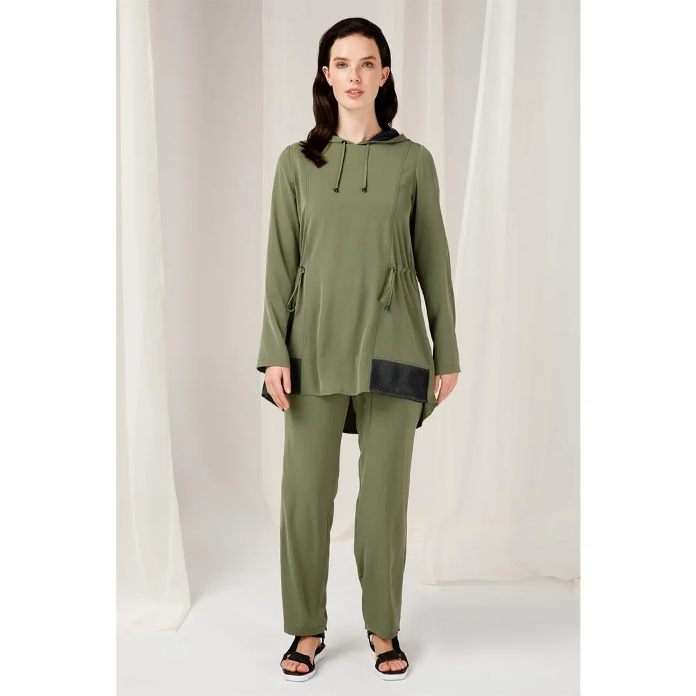

Dorlie Fishnet Detaylı Kapişonlu Pantaloons Tooling Khaki
