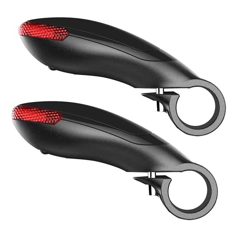 

Bike Bar Ends With Turn Signal LED Light, Aluminum Alloy Bicycle Handlebar For Mountain Bike 22.2Mm (One Pair)