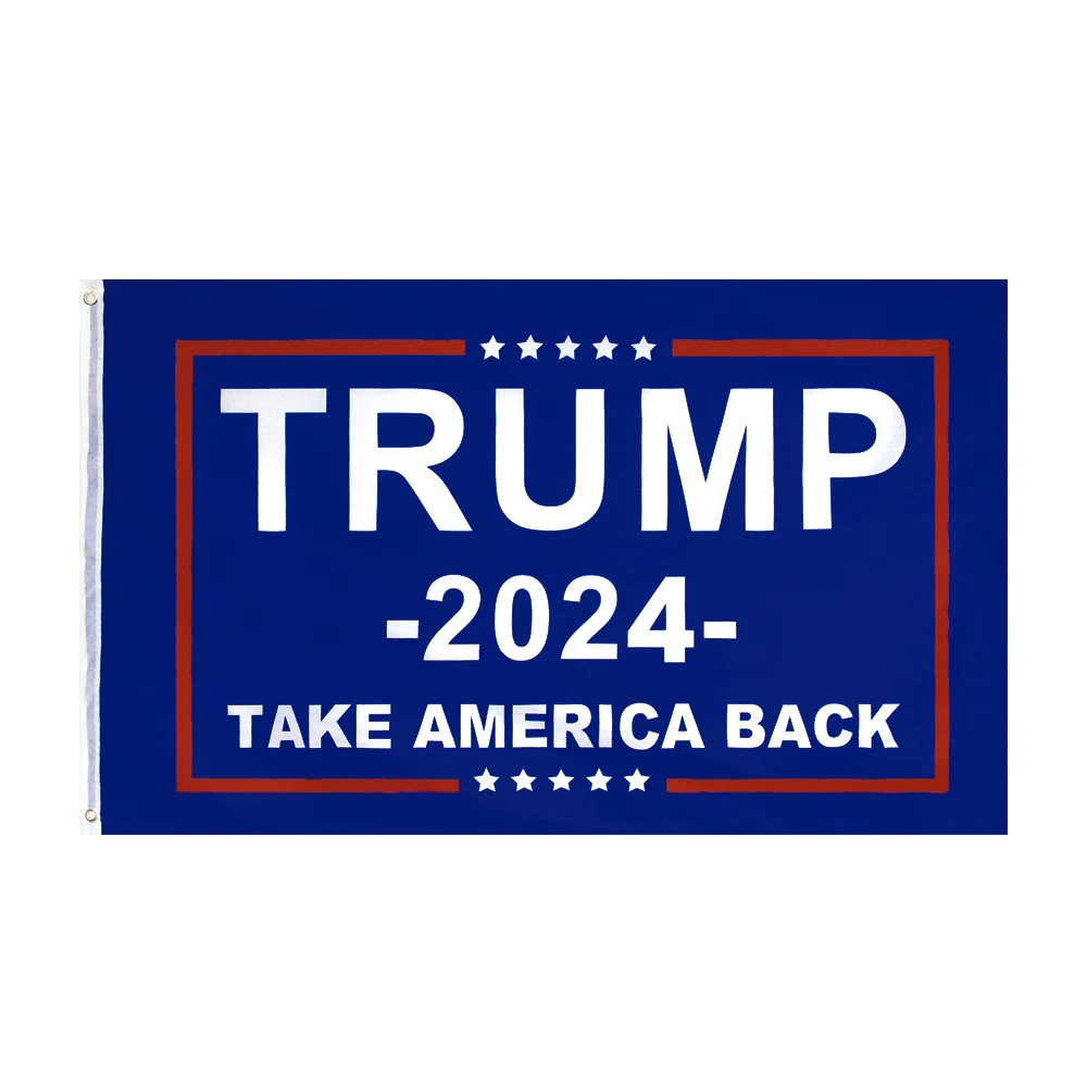 

Дональд 2024, с американской задней планкой, двойная строчка, флаг Трампа, президент США, флаги с латунными кольцами, домашний декор для взрослых