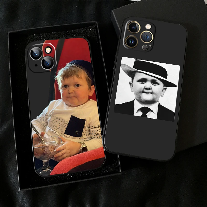 

Hasbulla Funny Cute Children For iPhone 11 12 13 14 Pro Max 12 13 Mini X XR XS Max SE 6 6S 7 8 Plus Phone Case Black Funda Soft