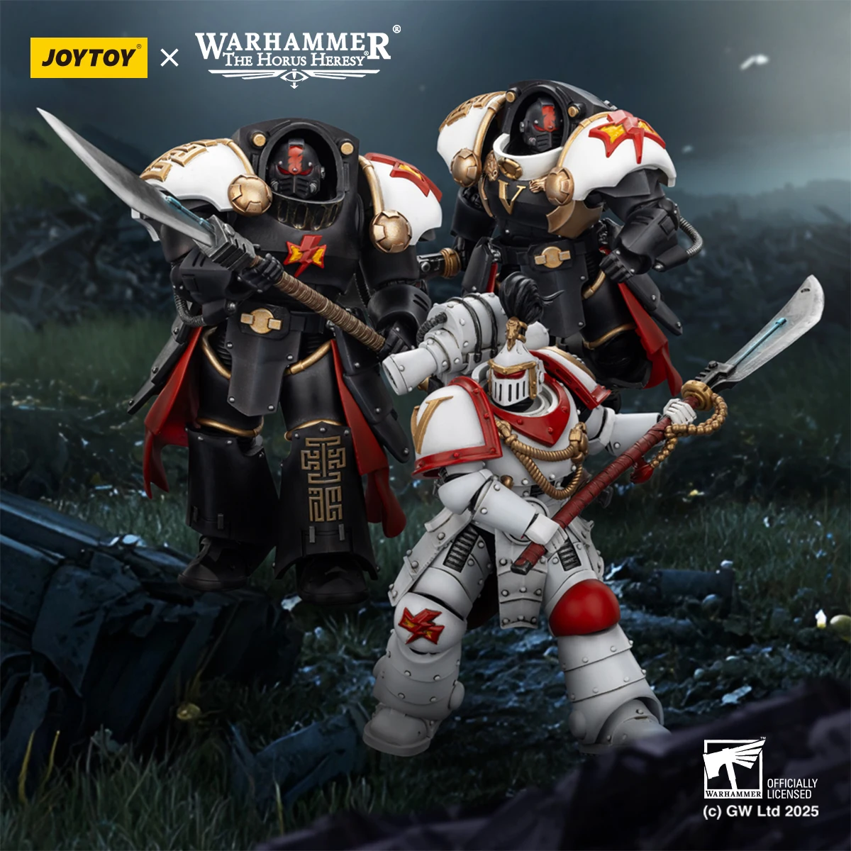 [В НАЛИЧИИ] Фигурка JOYTOY 118 Warhammer 40K White Scars Legion Praetor Ebon Keshig Terminator, игрушки-фигурки (art.: 3920d439cf59d) - 3920d439cf59d