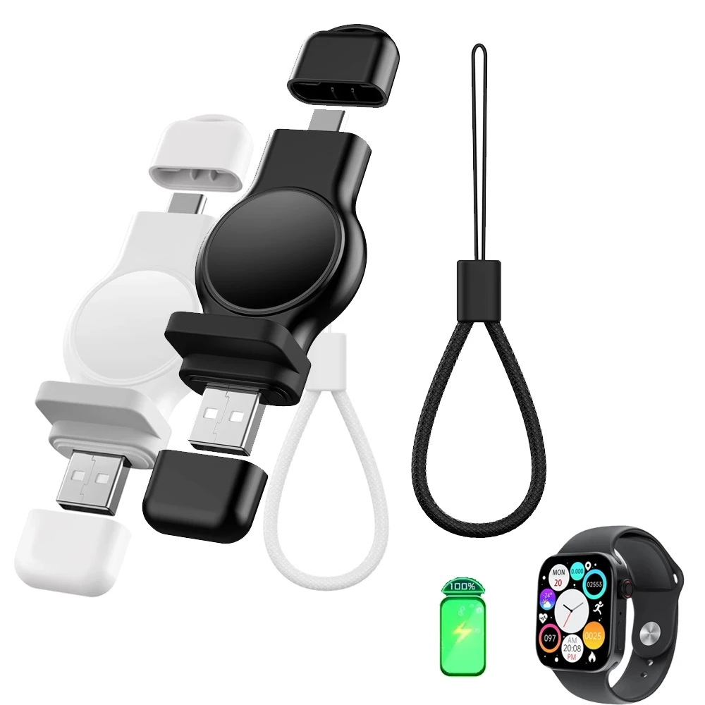 

For Apple Watch 7 SE Wireless Charger for iWatch 6 5 4 Protable USB Magnetic Fast Charging Dock for Apple Watch iWatch Accessory