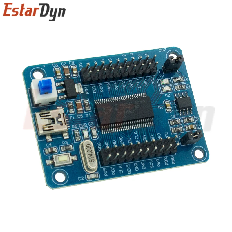 Модуль материнской платы CY7C68013A EZ-USB FX2LP USB основная плата логический анализатор с