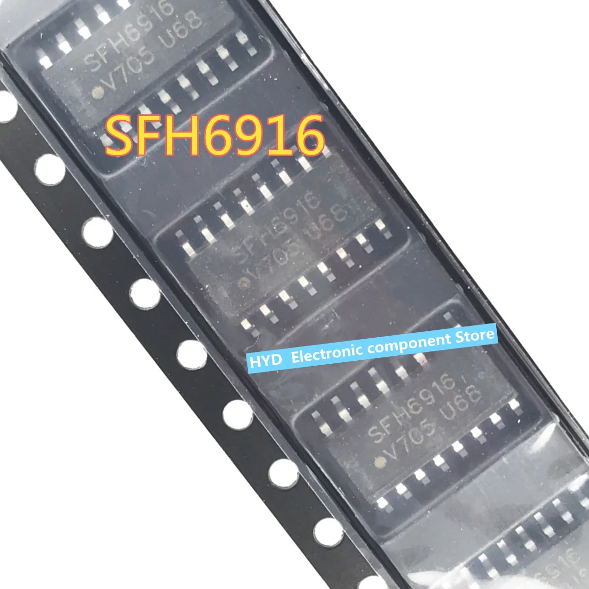 10 PCS  SFH6916 light coupling isolator photoelectric output patch SOP16 imported IC chips