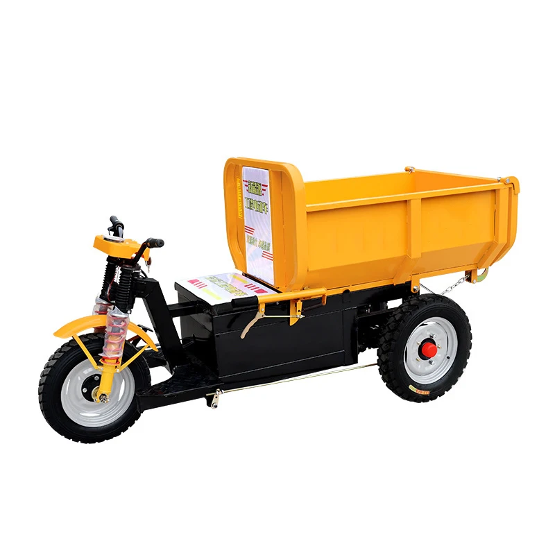 

Adult 3 Wheel Electric Delivery Tricycle Motorcycle for Cargo Manual Dump Truck Dumper Tricycle