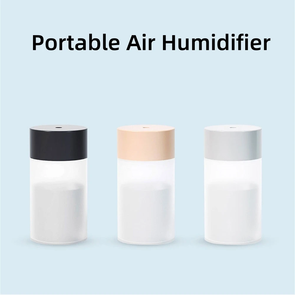 

Portable Mini Air Humidifier Bedroom Colorful USB Mute Desk Aromatherapy Atomization Humidifiers Household Large Spray Purifier