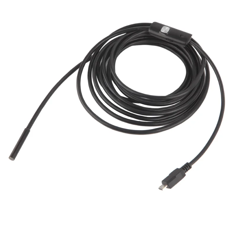 

5.5mm Endoscope Camera HD USB Endoscope with 6 LED 1M Soft Cable Waterproof Inspection Borescope for Android PC DFDF