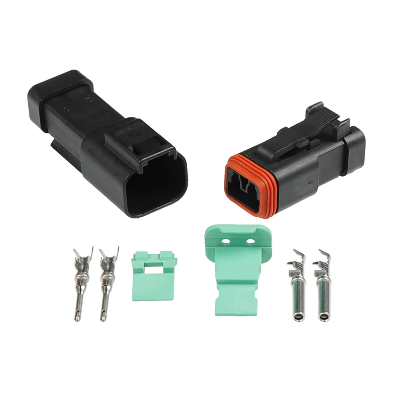 

5sets-2 Pin Waterproof Electrical Wire Connector Plug DT04-2p and DT06-2S