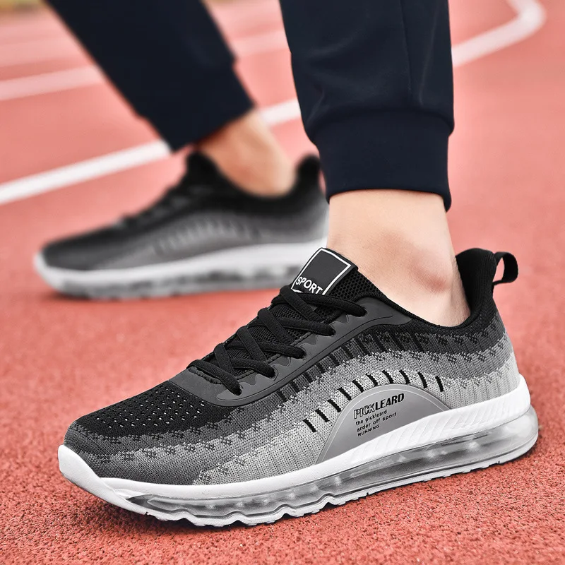 

2022 Men's Cozy Air Cushion Mesh Breathable Fashion Men Outdoor Sports Athletic Walking Sneakers Student For Men Large Size39-48