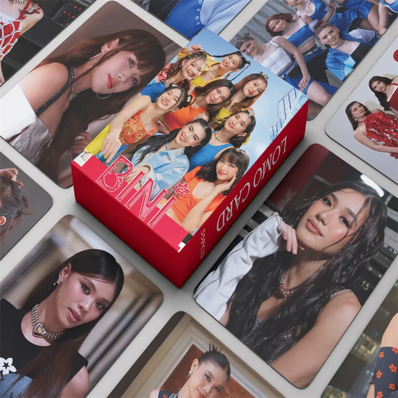Новый альбом BINI Idol 55 шт./комплект хорошие фотокарты шеена Джоанна микаха Стейси
