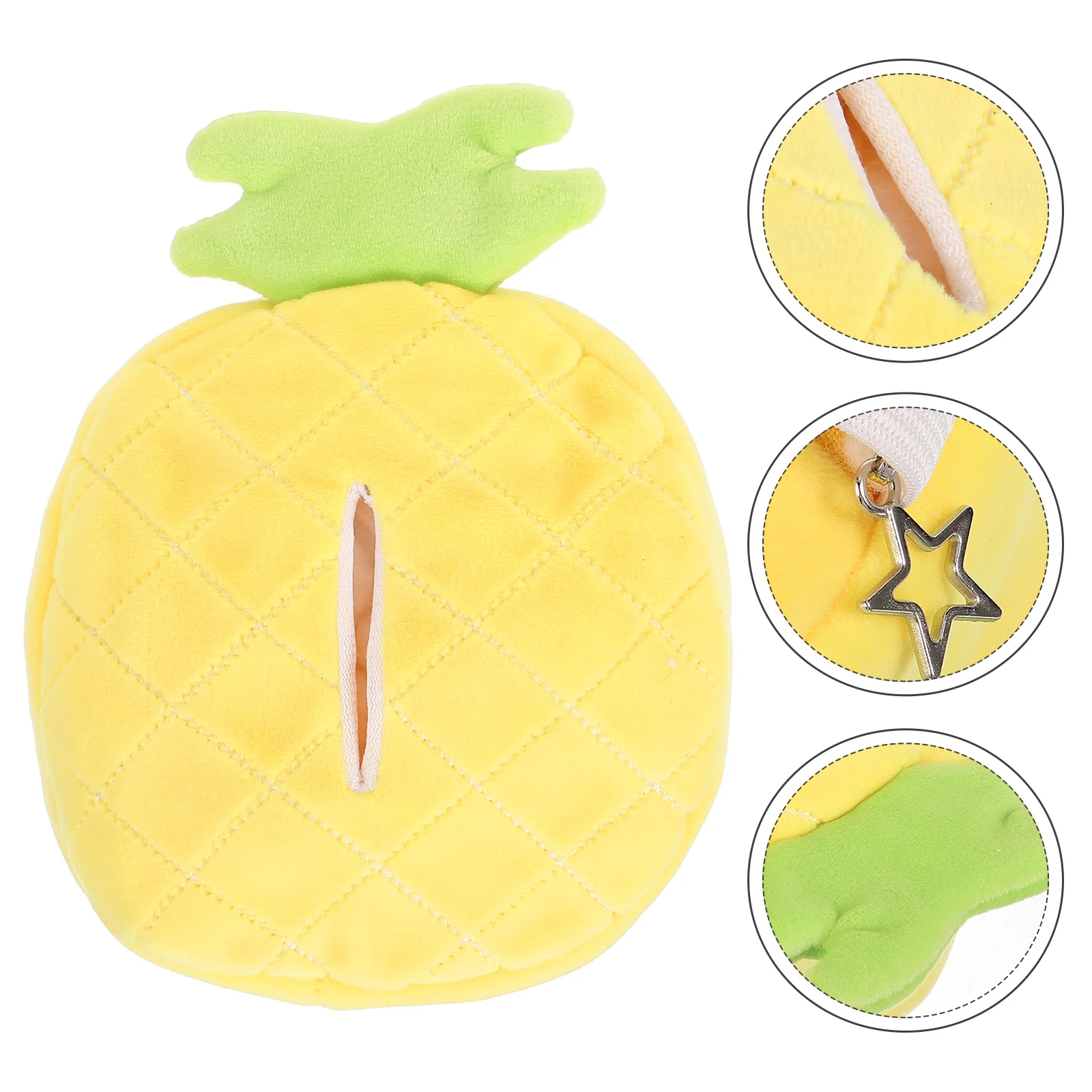 

Car Tissue Holder Napkin Container Paper Towel Box Storage Case Plush Vehicle Dispenser