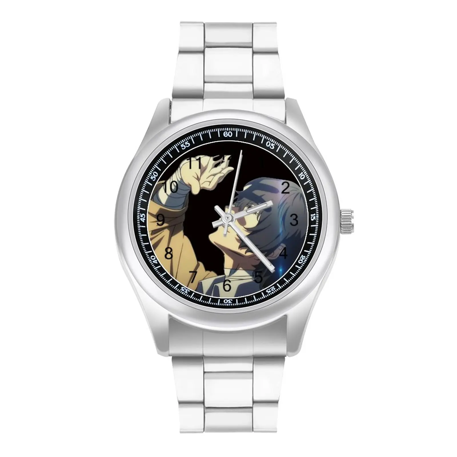 

Dazai Osamu Quartz Watch Bungou Stray Dogs Hit Sales Funny Wrist Watch Steel Teens Sports Design Wristwatch