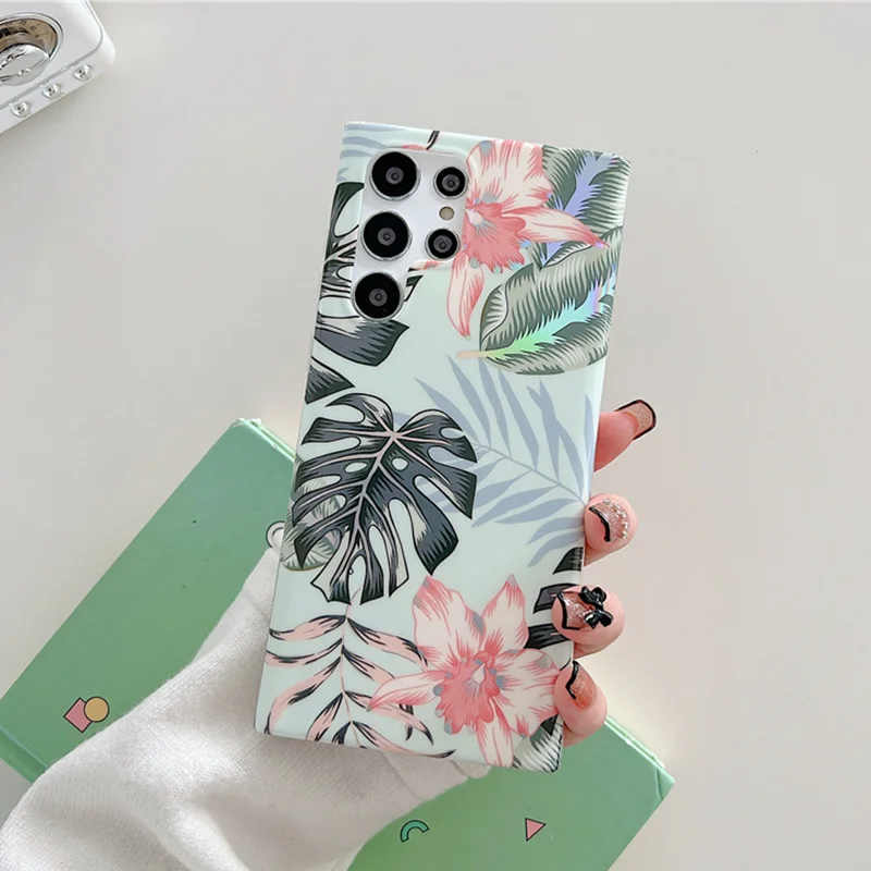 Чехол с рисунком банановых листьев супер мягкий чехол в ретро стиле подходит для