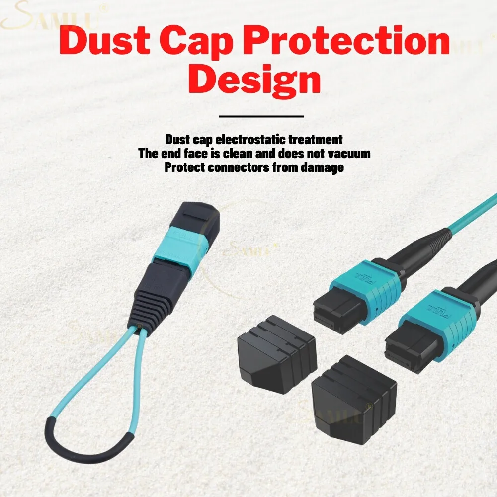 2 шт. MTP MPO SM/MM оптоволоконный разъем Loopback OM3 OM4 10G 40G 100G тестовый адаптер Looper