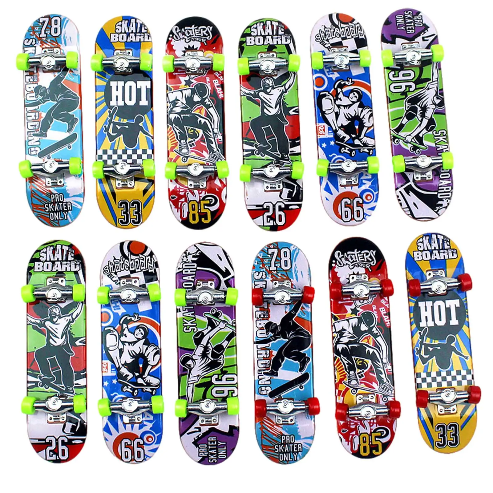 

1 Pc Finger Skateboards Fingerboards Novelty Toys For Kids Party Favors, Christmas Goodie Bag Fillers Awesome Small Toy