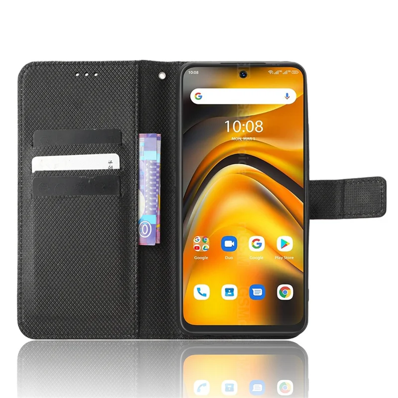 Подходит для Umidigi A13 Pro 5G бриллиантовый кошелек роскошный откидной кожаный