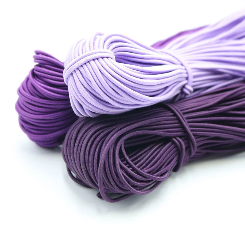 

100 метров, 2,5 мм, высококачественный круглый резиновый эластичный шнур, эластичная лента, резинка для одежды, бирка, веревка «сделай сам», аксессуары для уличной палатки