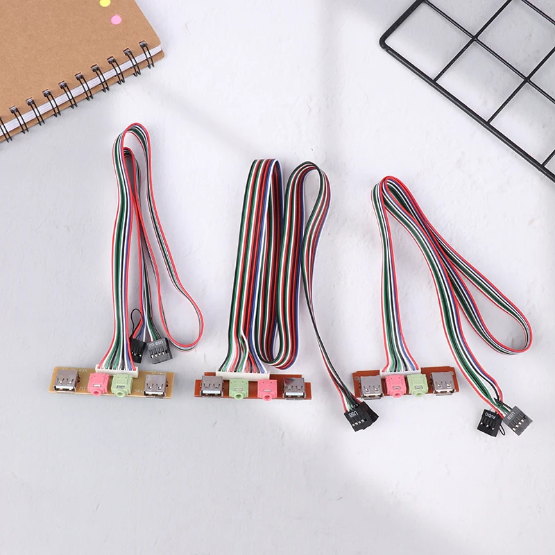 

1 шт. компьютерное шасси Передняя панель аудиоразъем передний USB интерфейс хост передний кабель